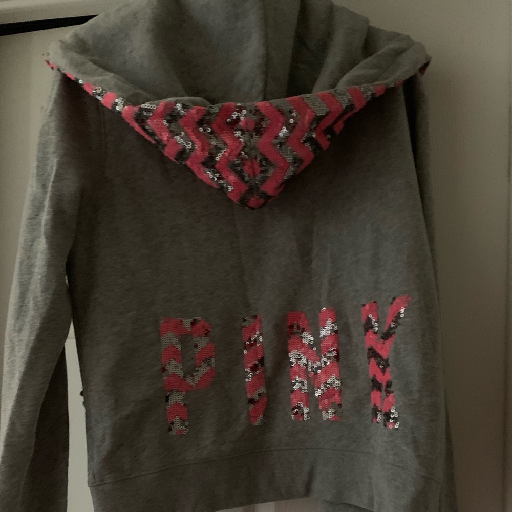 Victoria secret pink bling Hoodie L